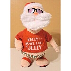 Gemmy Beyonce Bootylicious Christmas Dancing 14" Santa Claus Animated Singing